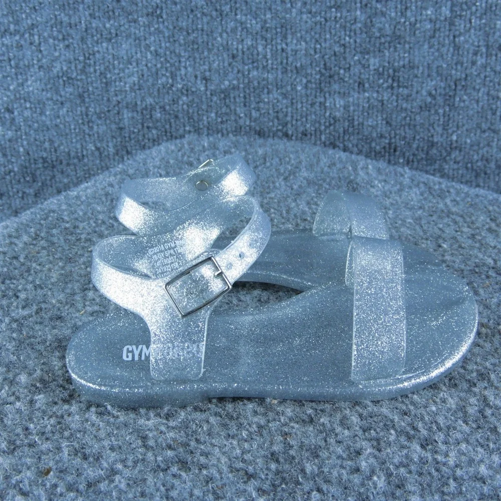 Gymboree Girls Gladiator Size T 9 Medium Shoes Clear Synthetic‎ Buckle